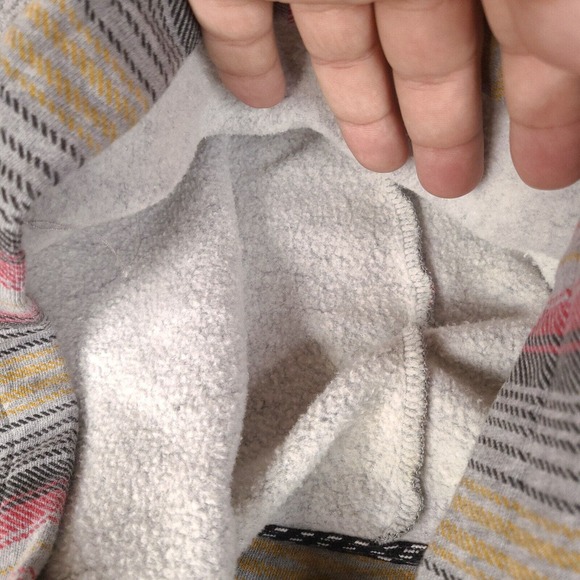 DC Shoes Hoodie Mens Medium Multicolor Sweatshirt Hooded Long Sleeve 1/4 Button - Picture 10 of 16